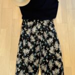 夏にぴったり！柄のイージーパンツ。履けば暑い夏でも出かけたくなります。